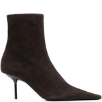 Stivaletti a punta in marrone Victoria beckham - donna 