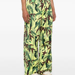 Pantaloni con stampa Chiku-Rin Camo in verde Kenzo - uomo 