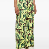 Pantaloni con stampa Chiku-Rin Camo in verde Kenzo - uomo 