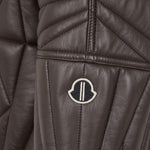 Giacca crop geocamo in marrone Rick Owens x Moncler - unisex<BR/> 