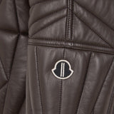 Giacca crop geocamo in marrone Rick Owens x Moncler - unisex<BR/> 