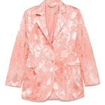Blazer a fiori in rosa pesca Ermanno Scervino - donna 