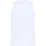 Canotta con stampa del logo in bianco Martine rose - unisex 