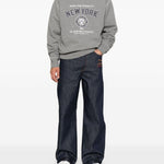 Felpa con stampa New York in grigio A.P.C. X marc jacobs - uomo 