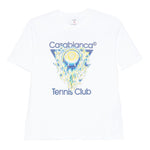 T-shirt a maniche corte con stampa grafica in bainco Casablanca - donna 