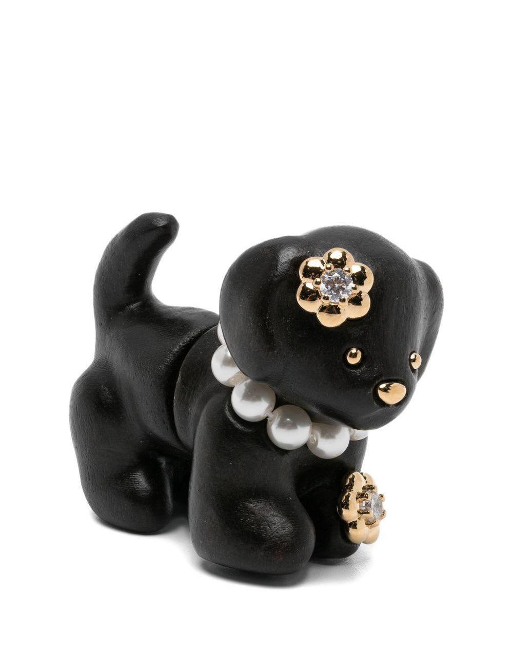 Orecchini a forma di cucciolo in marrone Yvmin - donna 