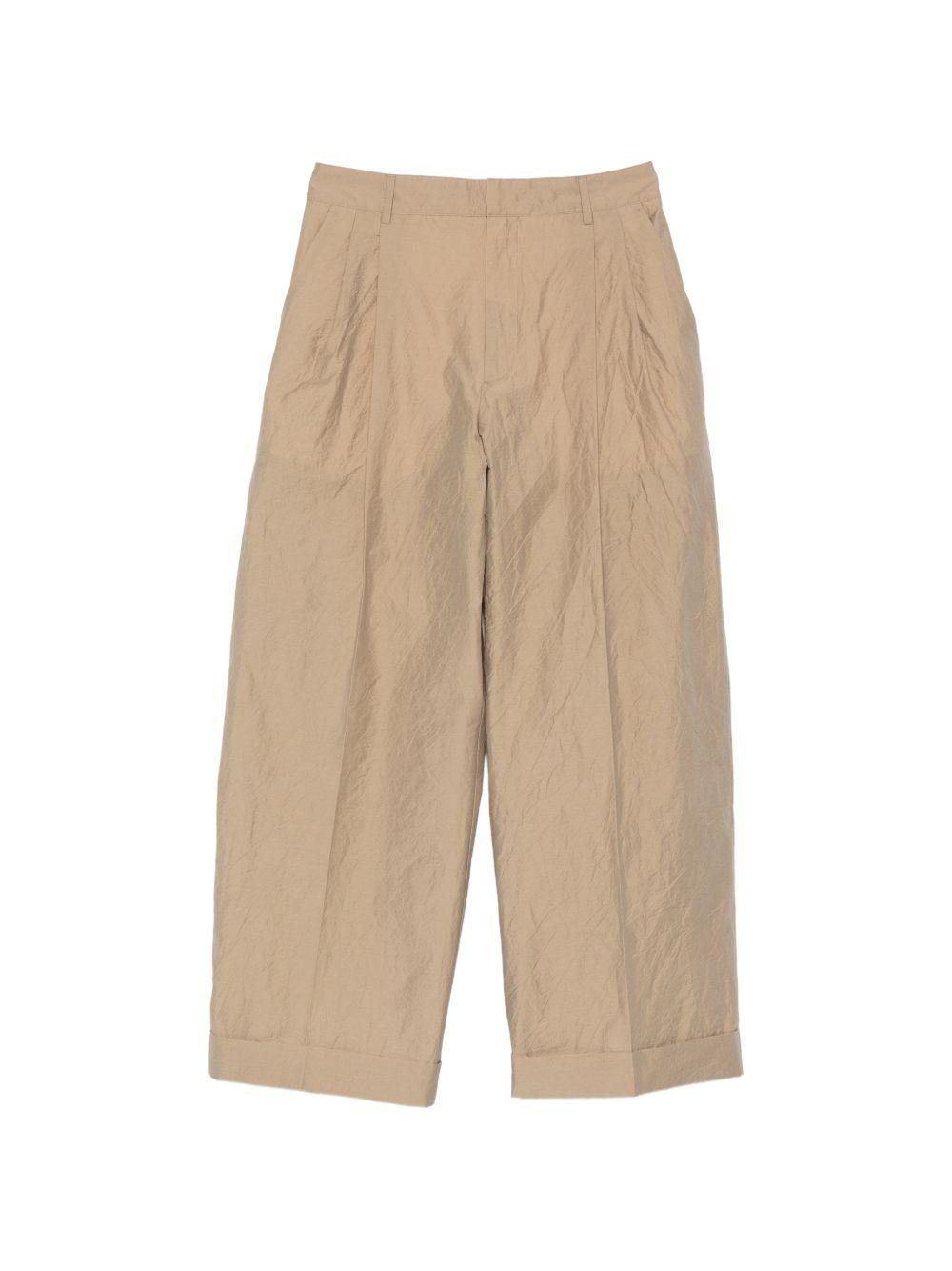 PANTALONI CON PIEGHE WATSON IN BEIGE - DONNA 