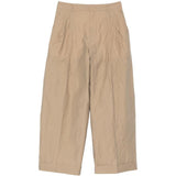 PANTALONI CON PIEGHE WATSON IN BEIGE - DONNA 