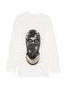 Felpa girocollo Mask Crosses in bianco Ih nom uh nit - uomo
