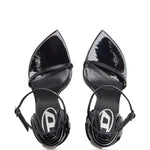 Sandali in pelle D-Ten & Half in nero Diesel - donna 