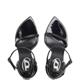 Sandali in pelle D-Ten & Half in nero Diesel - donna 