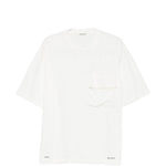 T-shirt con tasca sul petto in bianco Undercover - uomo 