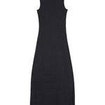 Abito lungo smanicato in nero Remain - donna 