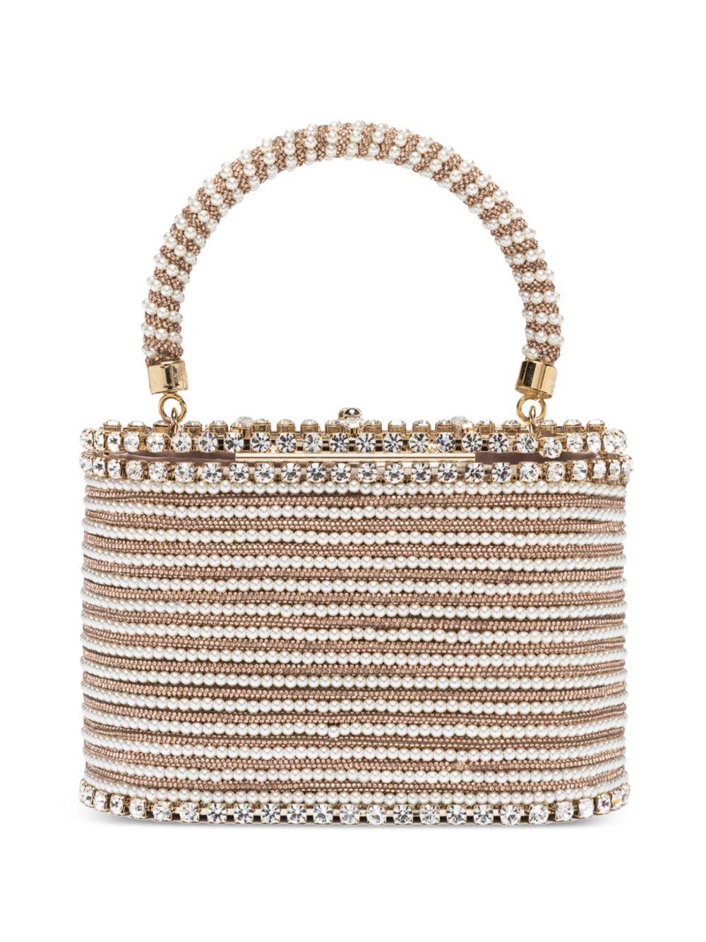 Borsa con cristalli Holli Libellula in oro rosa Rosantica - donna 