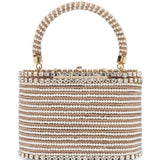 Borsa con cristalli Holli Libellula in oro rosa Rosantica - donna 