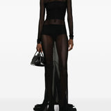 Abito maxi temple in nero Rick owens - donna 