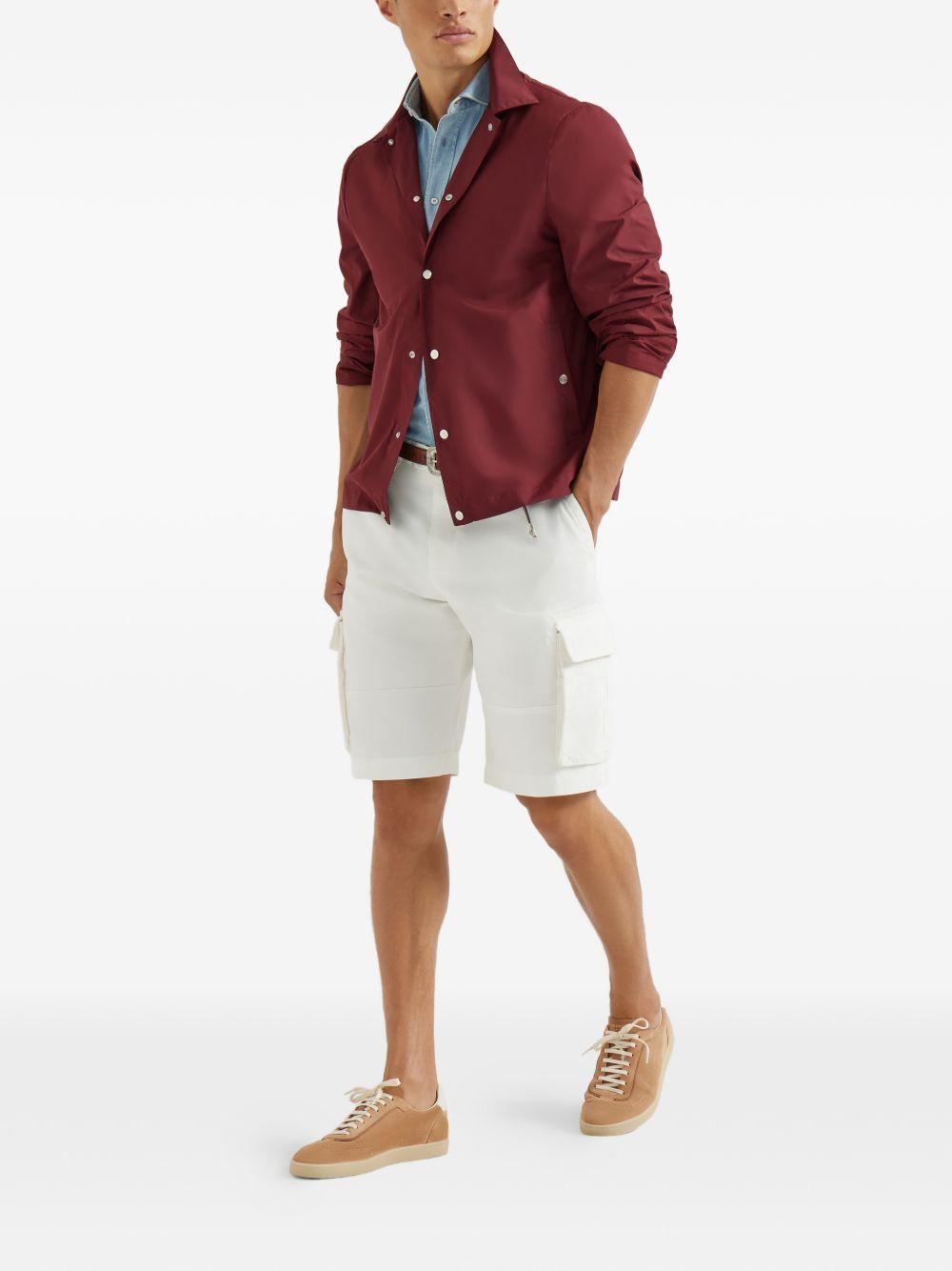 Sneakers in camoscio in beige Brunello cucinelli - uomo 