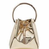 Borsa a secchiello bon bon in oro 