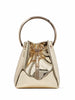 Borsa a secchiello bon bon in oro