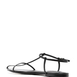 Sandali bassi a punta in nero Jil sander - donna 