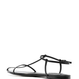 Sandali bassi a punta in nero Jil sander - donna 