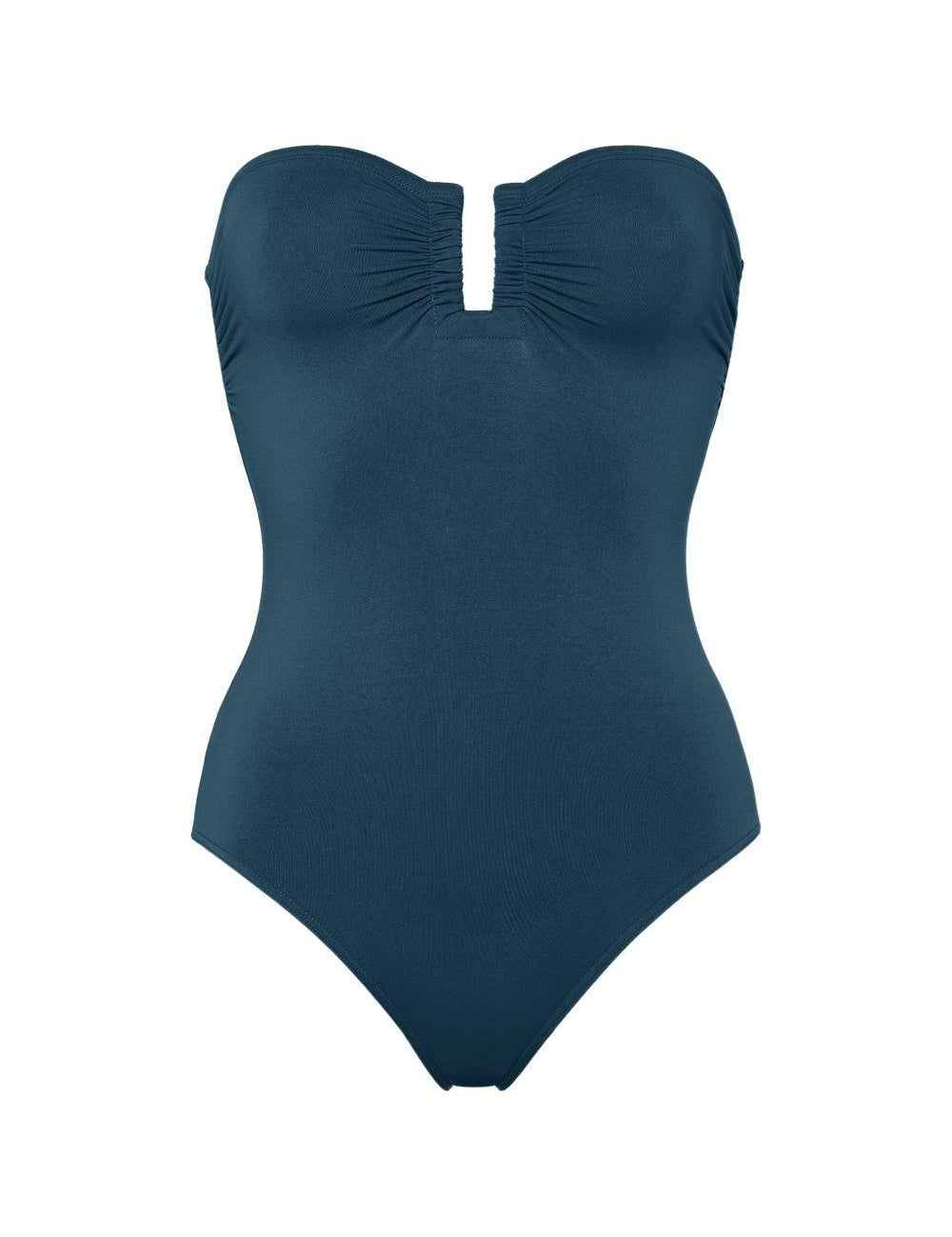 Costume intero Cassiopée in blu ottanio 