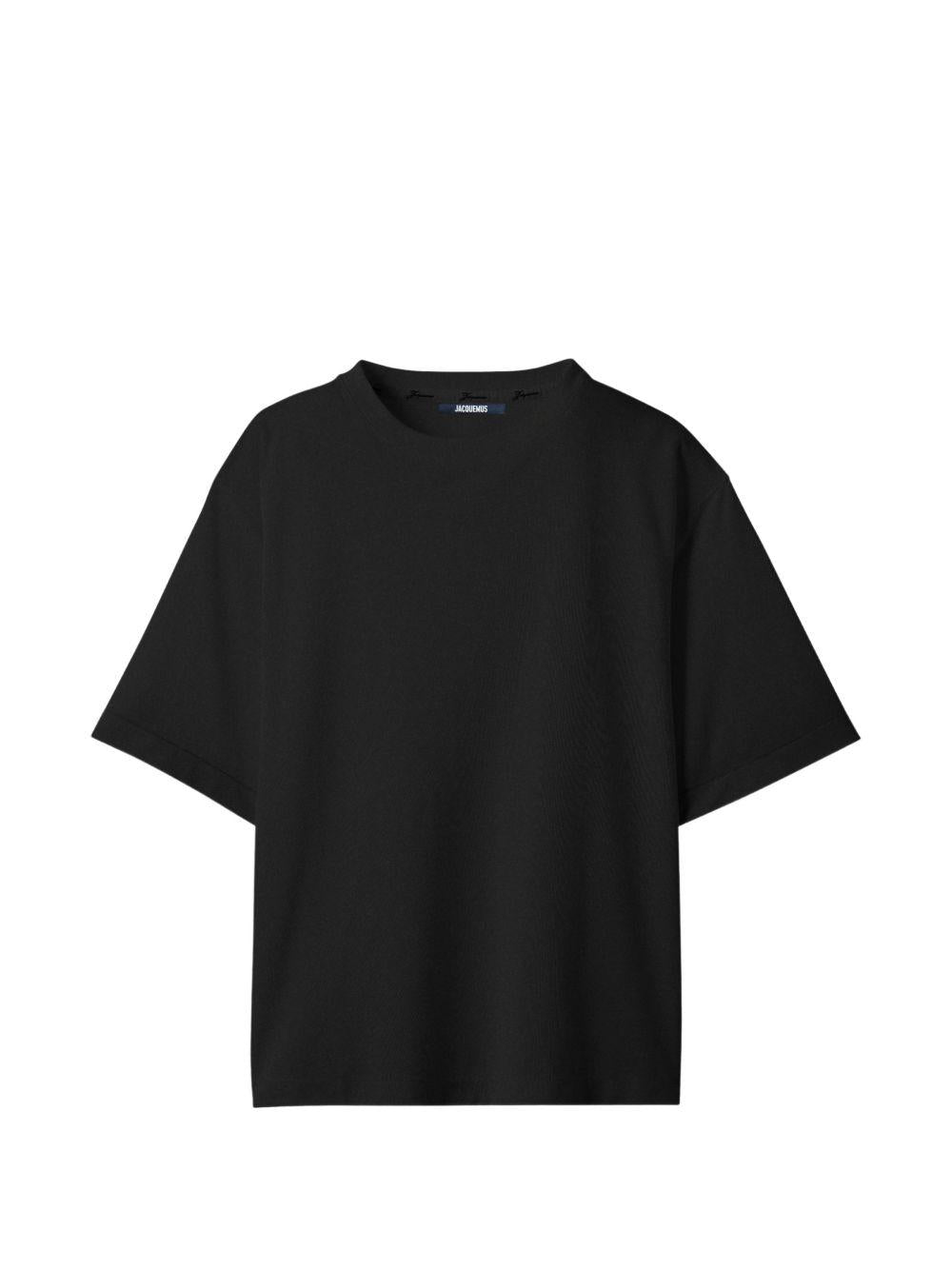 T-shirt Rond Carré in nero Jacquemus - uomo 