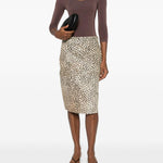 Body tokio con scollo ampio in marrone Wolford - donna 