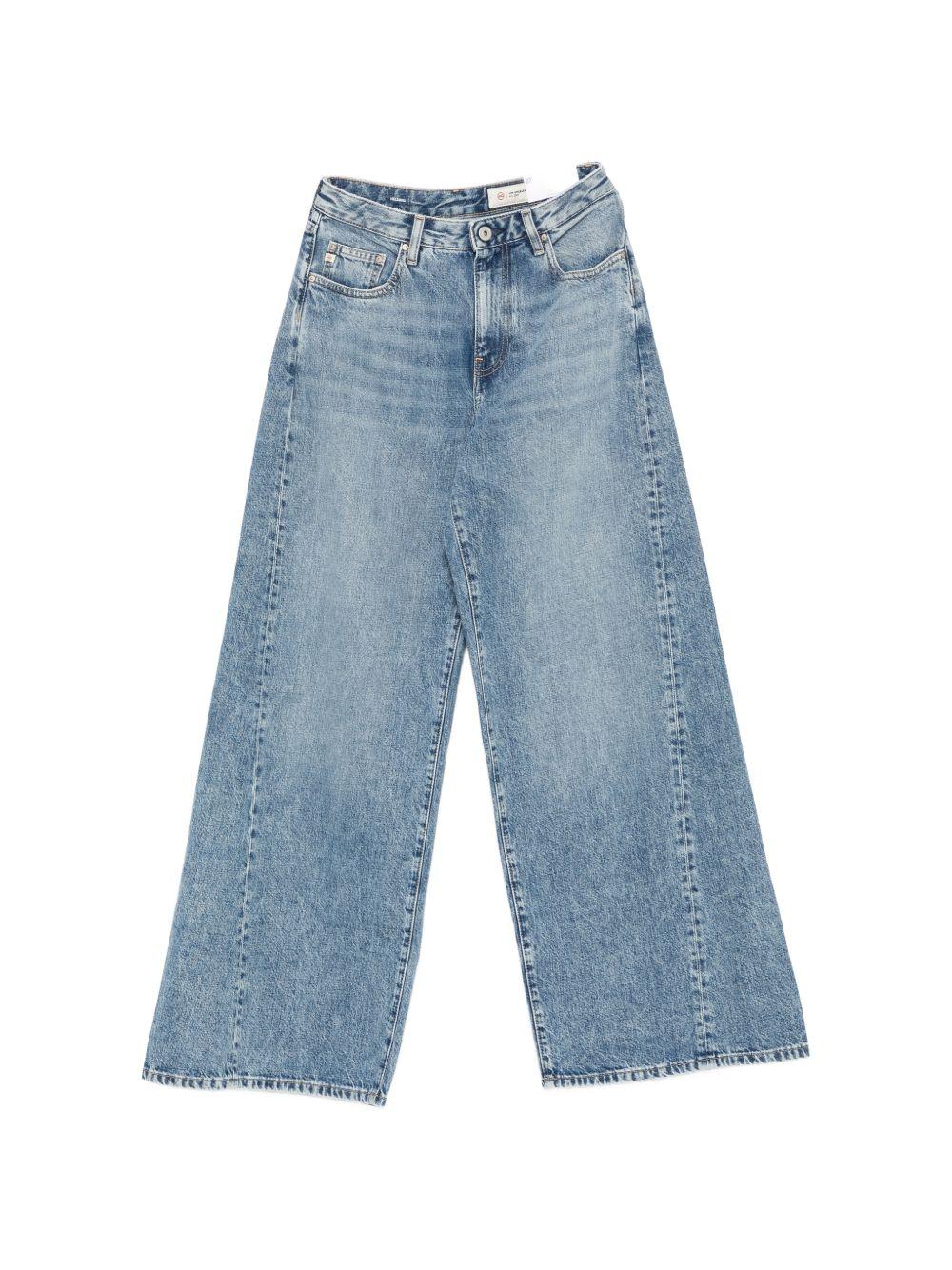 Jeans con logo Helsinki in blu Ag jeans - donna 