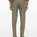 Pantaloni con pieghe in verde Kiton - uomo 