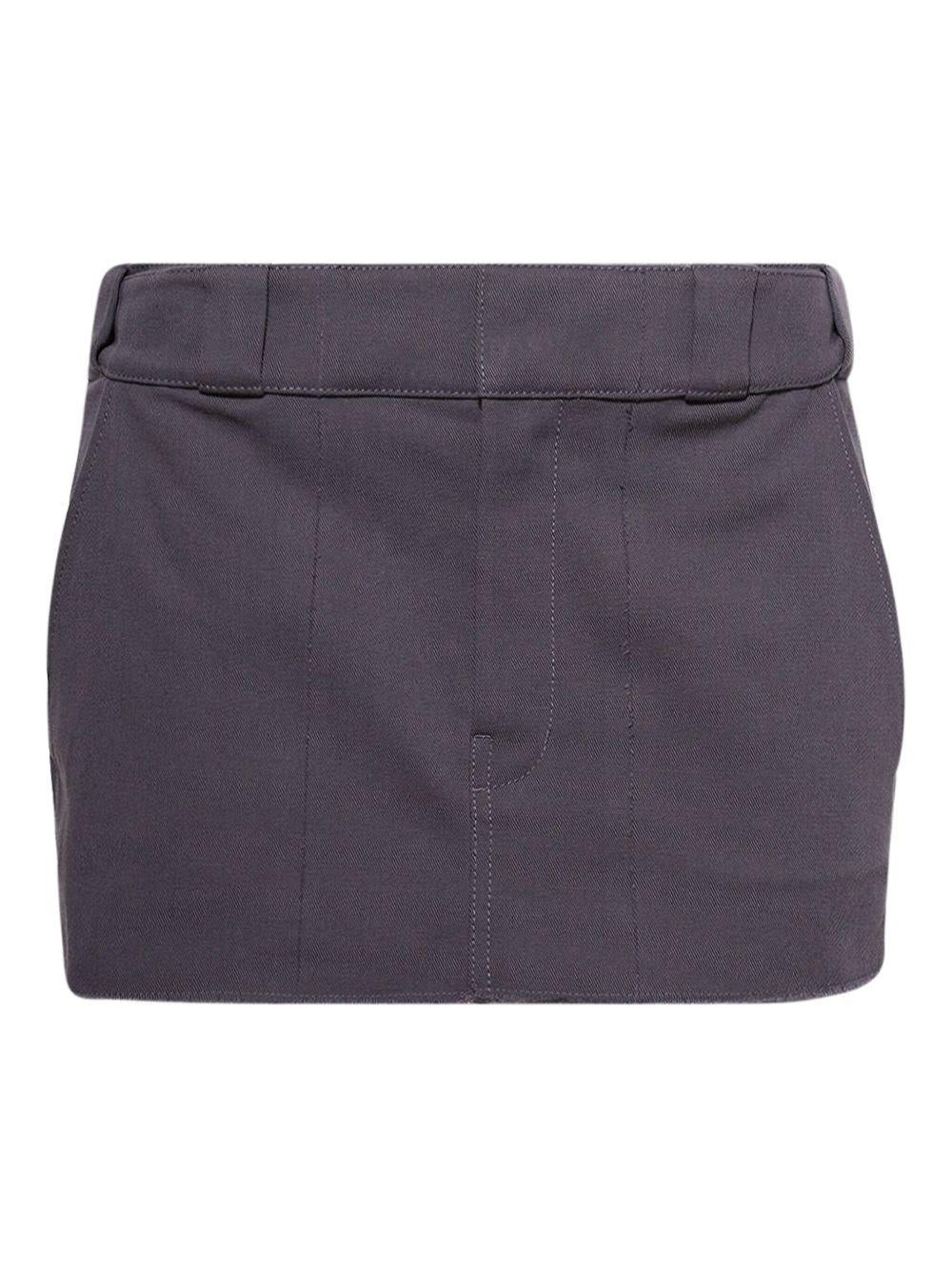 Minigonna con cintura in grigio Alexander Wang - donna 