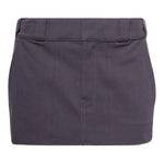 Minigonna con cintura in grigio Alexander Wang - donna 