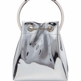 Borsa a secchiello Bon Bon in argento 