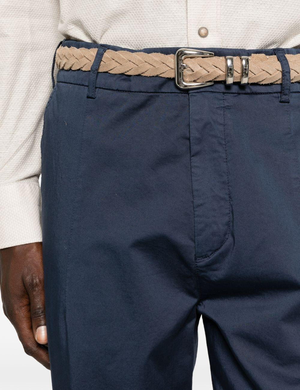 Pantaloni affusolati in blu Eleventy - uomo 
