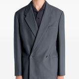 Giacca sartoriale doppiopetto in grigio Lemaire - donna 