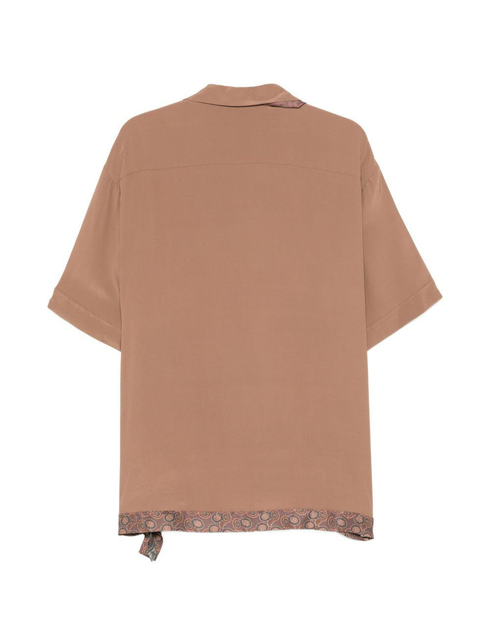 Camicia a maniche corte Pasolini in marrone Magliano  - uomo 
