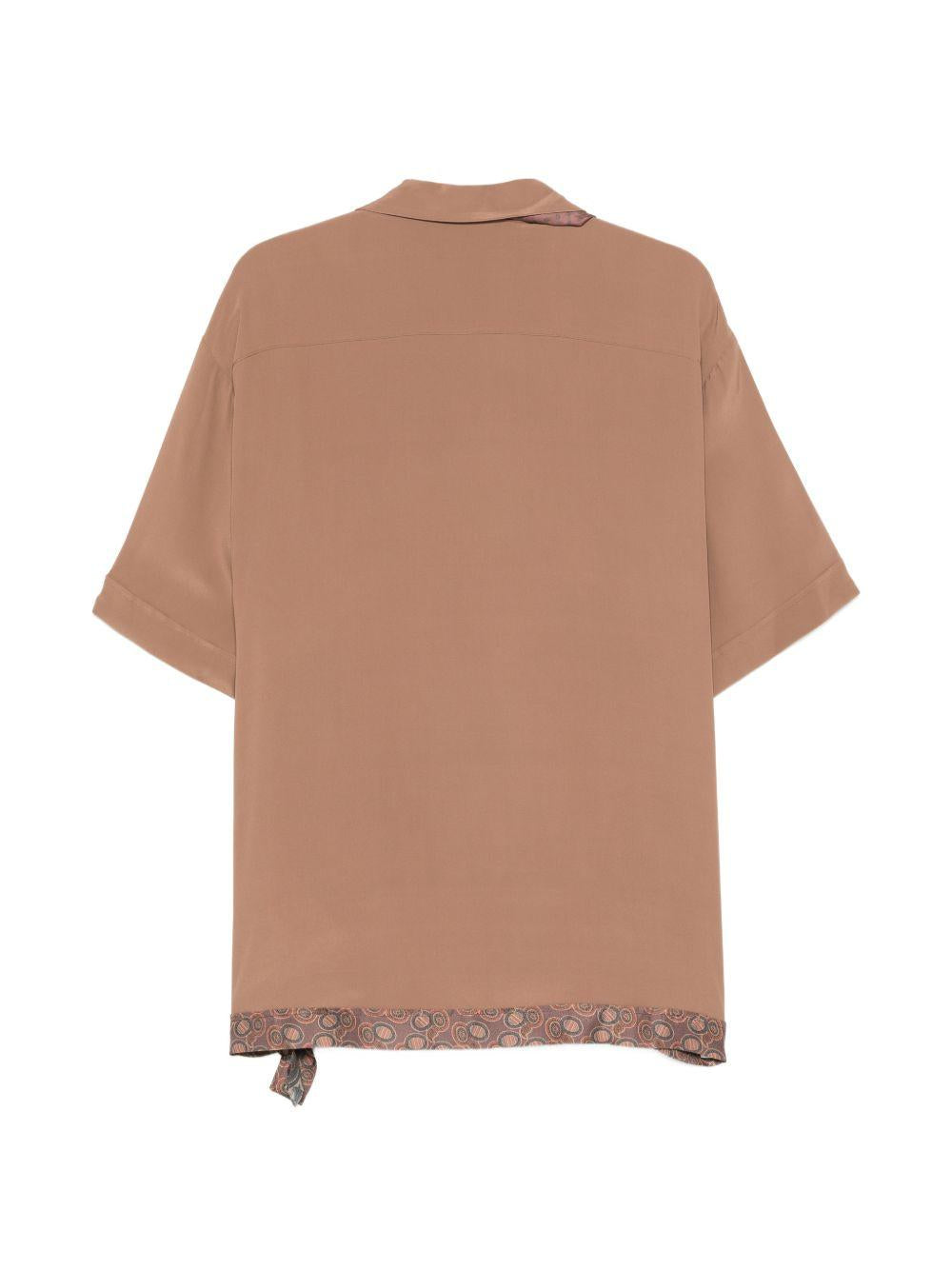 Camicia a maniche corte Pasolini in marrone Magliano  - uomo 