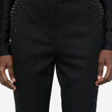 Pantaloni con cristalli in nero The Attico - donna 