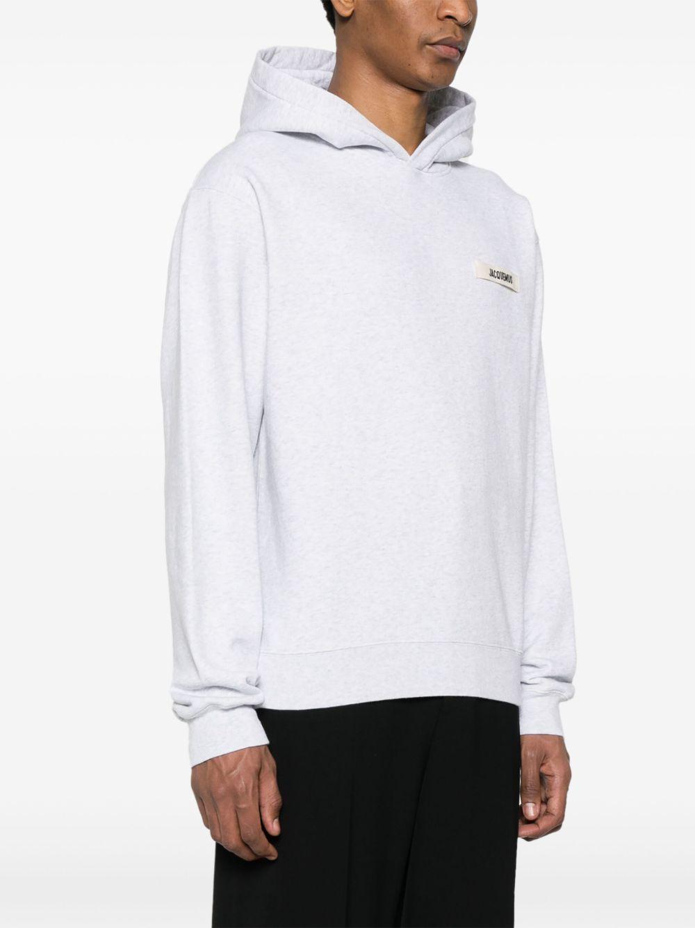 Felpa Le Hoodie Gros Grain in grigio 