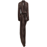Abito asimmetrico in marrone Rick Owens - donna 