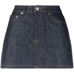 Gonna midi denim in blu A.P.C. - donna 
