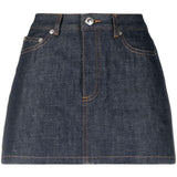 Gonna midi denim in blu A.P.C. - donna 