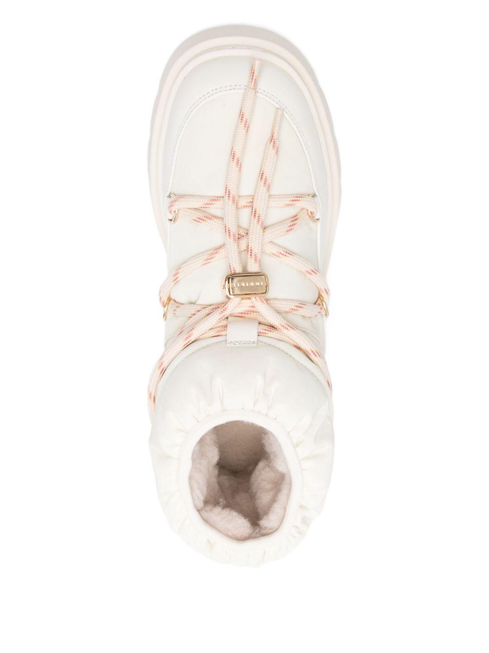Stivali con lacci Endurance in avorio Inuikii - donna 