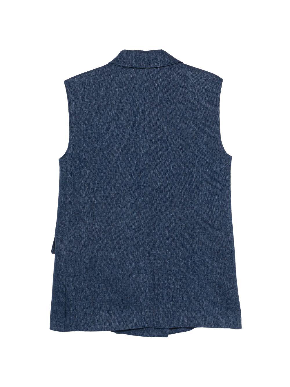 Gilet doppiopetto in blu Antonelli - donna 