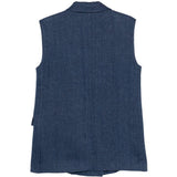 Gilet doppiopetto in blu Antonelli - donna 