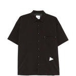 Camicia a righe in nero And wander - uomo 