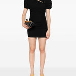 Abito mini la robe castagna in nero Jacquemus - donna 