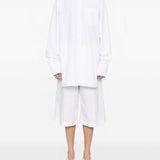 Camicia plissettata nespola in bianco Maxmara sportmax - donna 
