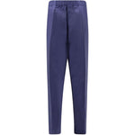 Pantaloni con vita elasticizzata in blu Laneus - uomo 