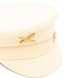Cappello con dettaglio in metallo in giallo Ruslan baginskiy - donna 
